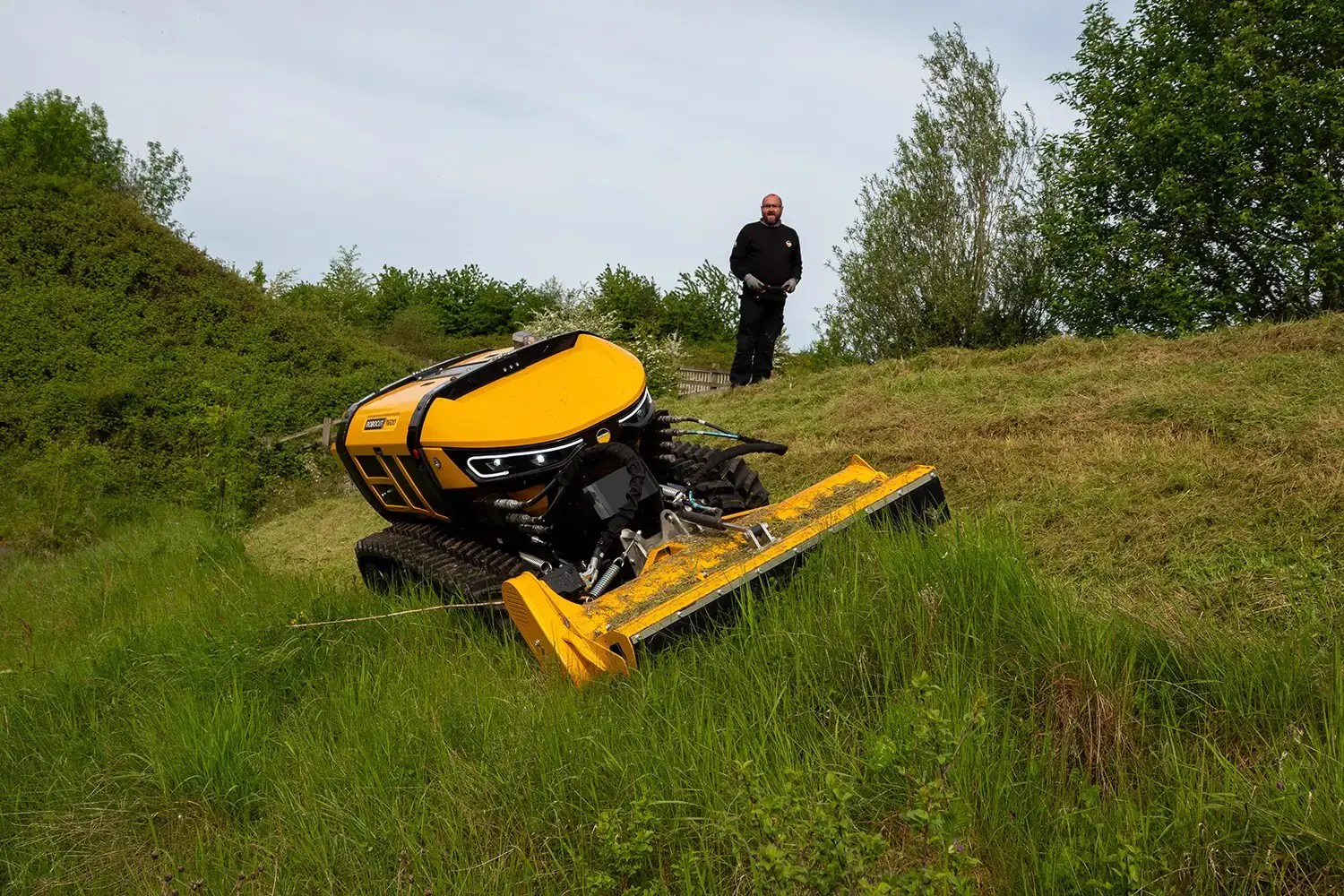 Röjd pist vid skidanläggning i Vemdalen